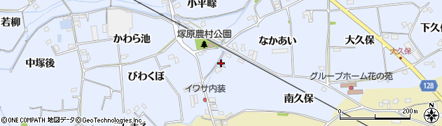 徳島県阿南市羽ノ浦町中庄那東原周辺の地図
