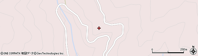 徳島県勝浦町（勝浦郡）三溪（東婆羅尾）周辺の地図