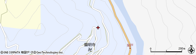 徳島県三好市山城町国政80周辺の地図