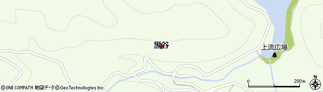 愛媛県西条市黒谷周辺の地図