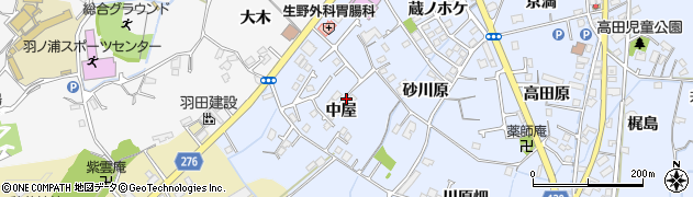 徳島県阿南市羽ノ浦町中庄中屋周辺の地図