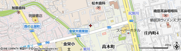 江戸小路鮮遊食房屋 新居浜店周辺の地図