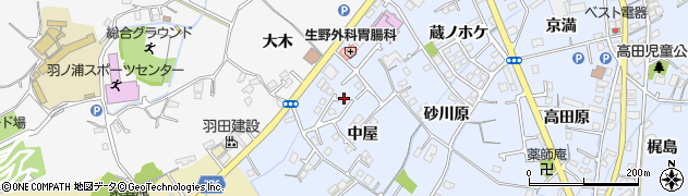 徳島県阿南市羽ノ浦町中庄中屋29周辺の地図