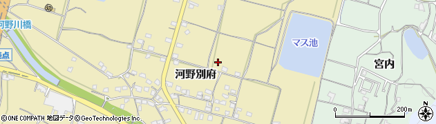 愛媛県松山市河野別府周辺の地図