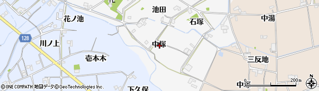 徳島県阿南市那賀川町八幡（中塚）周辺の地図