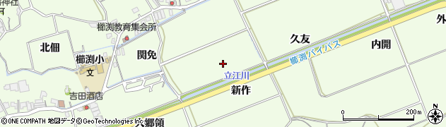 徳島県小松島市櫛渕町周辺の地図