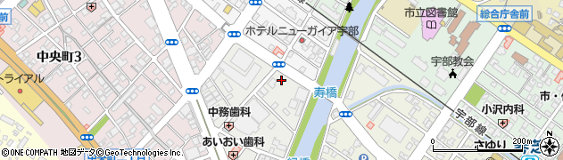 ヤマサンガス株式会社　宇部オートガスセンター周辺の地図