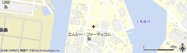 山口県宇部市小串（沖の山弥生町）周辺の地図