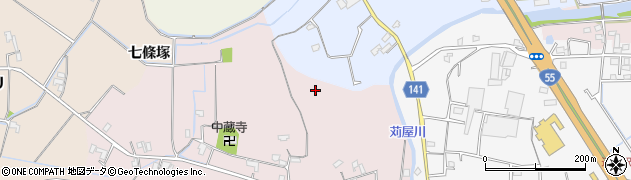 徳島県阿南市那賀川町苅屋周辺の地図