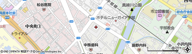 日本管財株式会社　宇部事業所周辺の地図