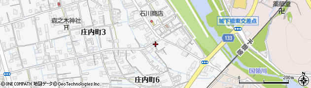 田中クリーニング店周辺の地図