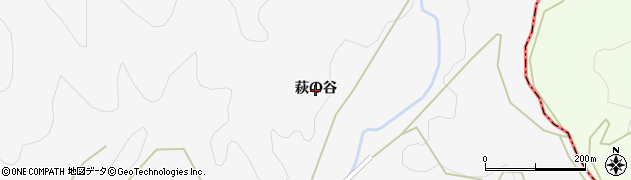 徳島県勝浦町（勝浦郡）沼江（萩の谷）周辺の地図