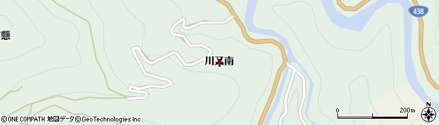 徳島県名西郡神山町上分川又南周辺の地図