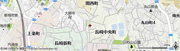 長崎町中央公園周辺の地図