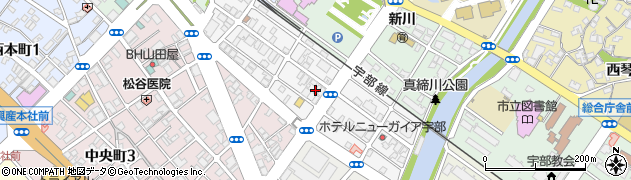 山口県宇部市松島町周辺の地図