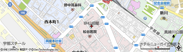 ビジネスホテル山田屋周辺の地図