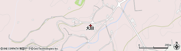 山口県田布施町（熊毛郡）大田周辺の地図