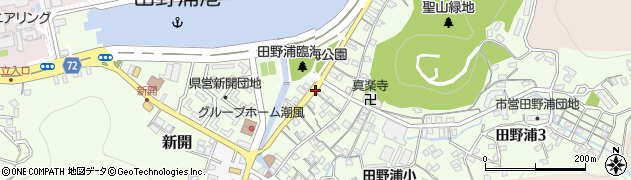 田野浦臨海公園前周辺の地図