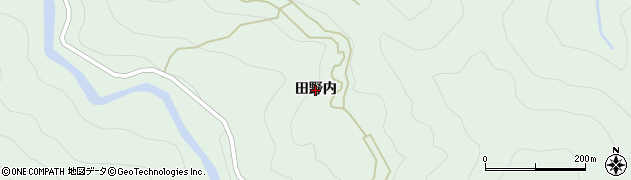 徳島県美馬市穴吹町古宮（田野内）周辺の地図