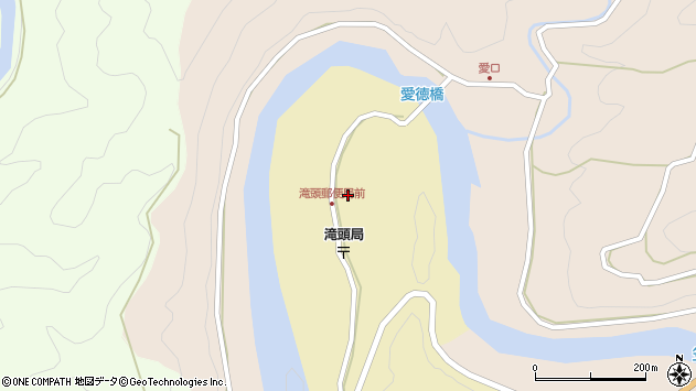 〒644-1241 和歌山県日高郡日高川町滝頭の地図