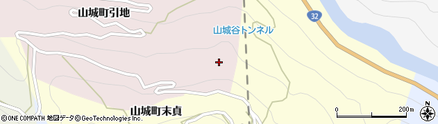徳島県三好市山城町引地441周辺の地図