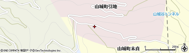徳島県三好市山城町引地360周辺の地図