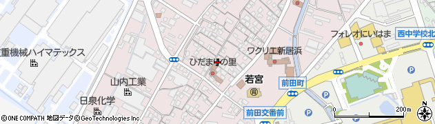 愛媛県新居浜市新田町周辺の地図