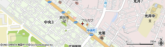 西田理容所周辺の地図