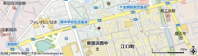 愛媛県新居浜市北新町12周辺の地図