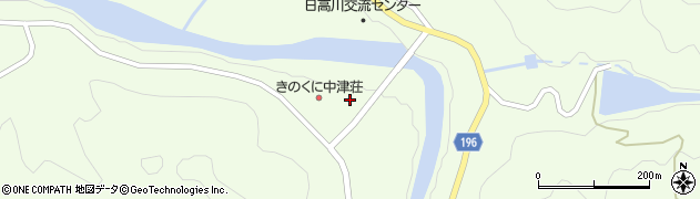 和歌山県日高郡日高川町高津尾1046周辺の地図