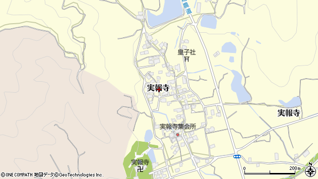 〒799-1317 愛媛県西条市実報寺の地図