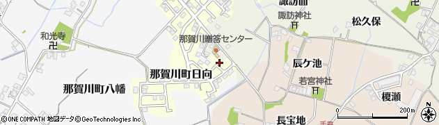 徳島県阿南市那賀川町日向10周辺の地図