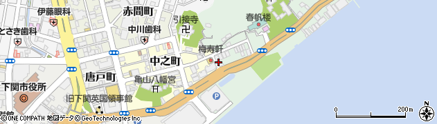 下関第一交通株式会社　本社営業所事務所周辺の地図