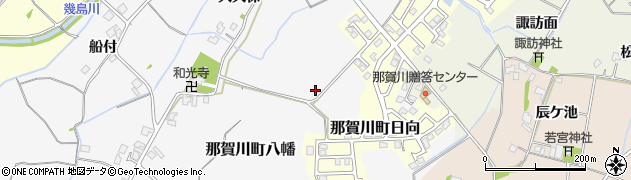 徳島県阿南市那賀川町八幡（川ノ上）周辺の地図