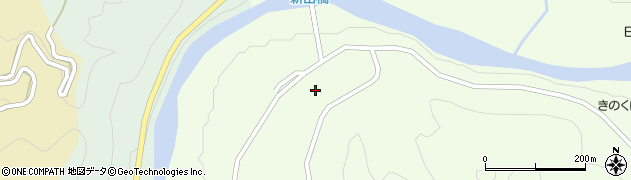 和歌山県日高郡日高川町高津尾1080周辺の地図
