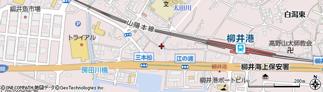 山口県柳井市柳井（江ノ浦西）周辺の地図