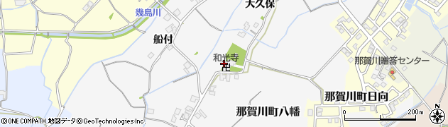 徳島県阿南市那賀川町八幡柳ノ本周辺の地図