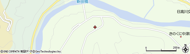 和歌山県日高郡日高川町高津尾1055周辺の地図
