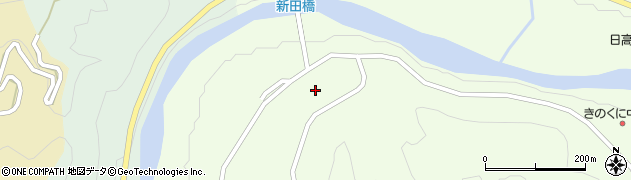和歌山県日高郡日高川町高津尾1060周辺の地図