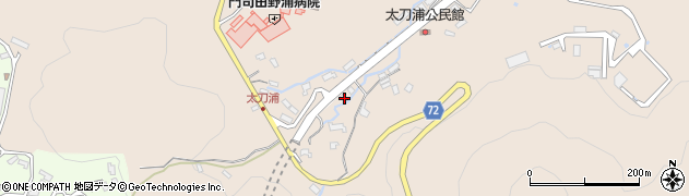 福岡県北九州市門司区田野浦1116周辺の地図