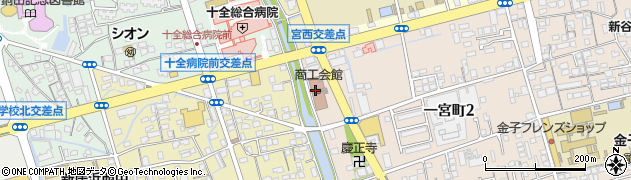 愛媛県火災共済協同組合　新居浜支部周辺の地図