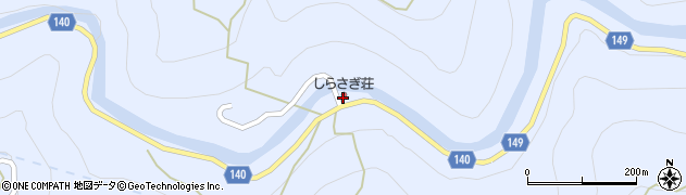 松尾川温泉周辺の地図