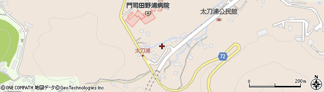 福岡県北九州市門司区田野浦1212周辺の地図
