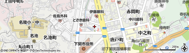 日本共産党山口県西部地区委員会周辺の地図