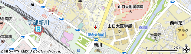 ピザーラ　宇部店周辺の地図