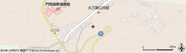 福岡県北九州市門司区田野浦1163周辺の地図