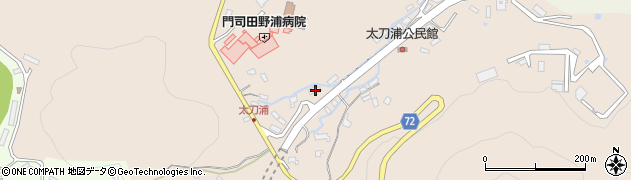 福岡県北九州市門司区田野浦1170周辺の地図