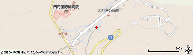 福岡県北九州市門司区田野浦1166周辺の地図