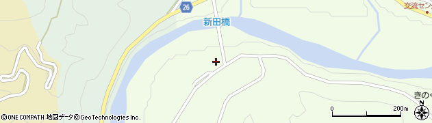 和歌山県日高郡日高川町高津尾1077周辺の地図