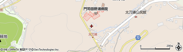 福岡県北九州市門司区田野浦1179周辺の地図